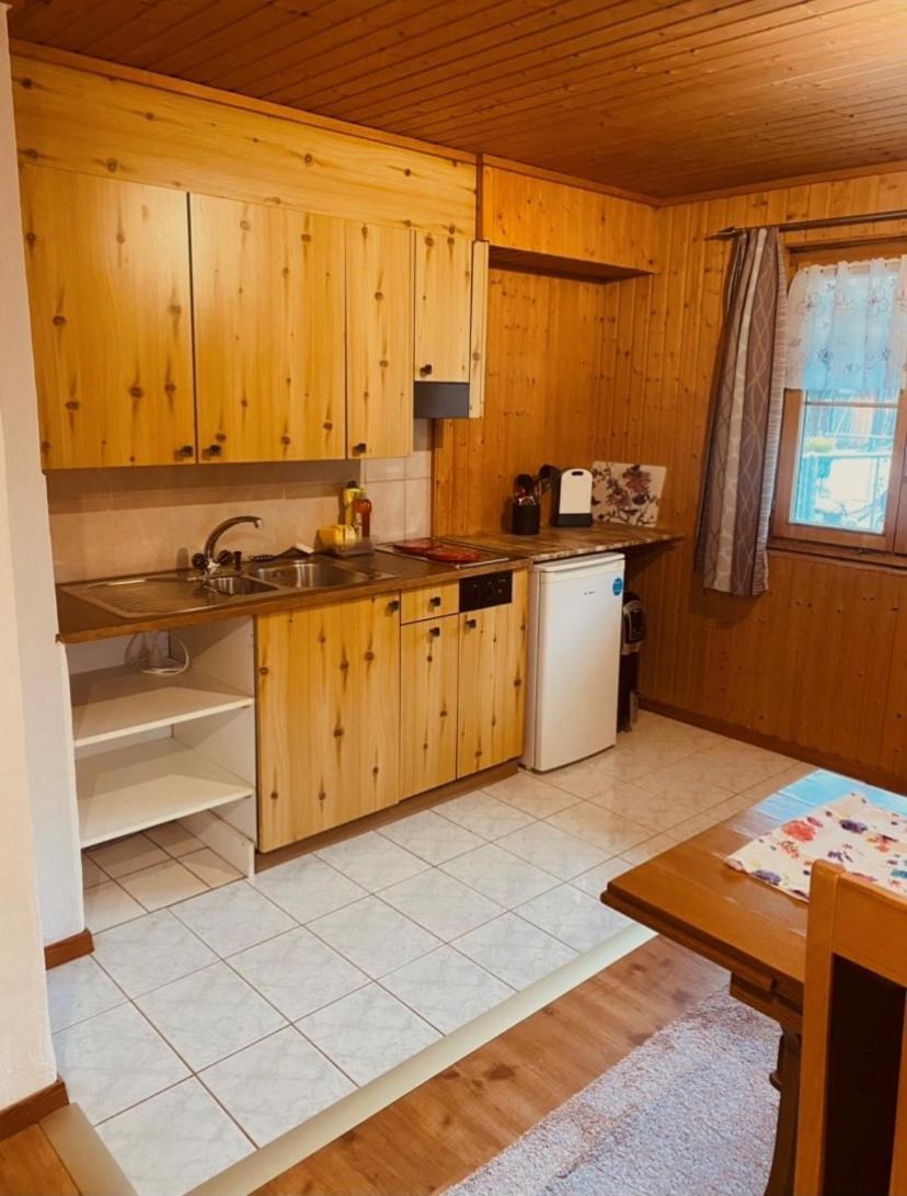 Guenstig Und Einfaches Studio Auf Dem Bauernhof Zuoz Esterno foto